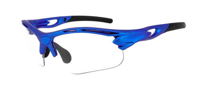 Wesley ANSI Z87.1 Certified Blue Prescription Safety Glasses from GlassesPeople.com