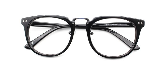 Madison Black Round Cheap Prescription Eyeglasses at Glasses People