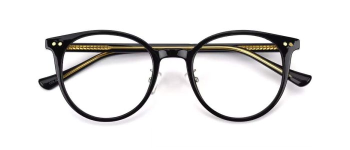 Harper Round Black Prescription Eyeglasses from GlassesPeople.com