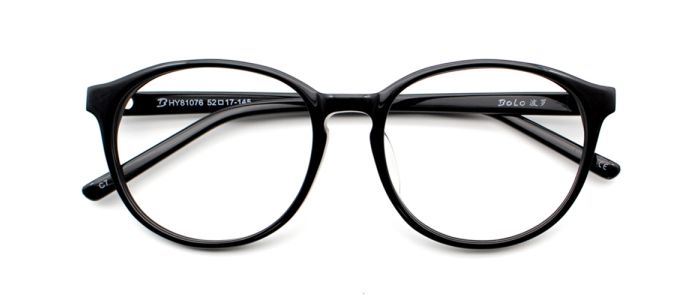 Austin Black Round Prescription Eyeglasses at GlassesPeople.com