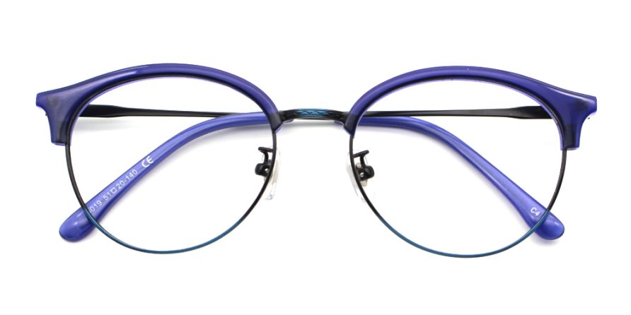Riley Browline Purple Prescription Eyeglasses at GlassesPeople.com