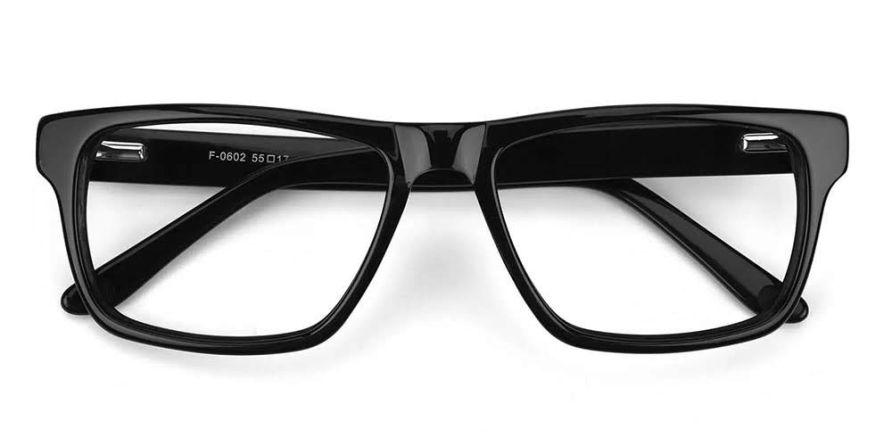 Henry Black Square Prescription Eyeglasses from GlassesPeople.com