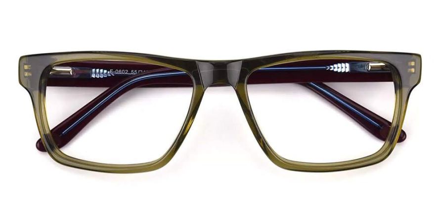 Hudson Green Square Prescription Eyeglasses from GlassesPeople.com