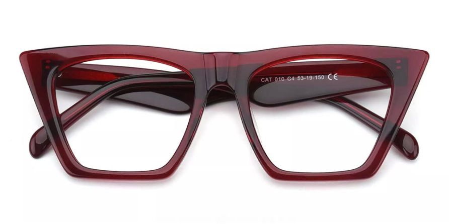 Layla Red Cat Eye Prescription Eyeglasses from GlassesPeople.com