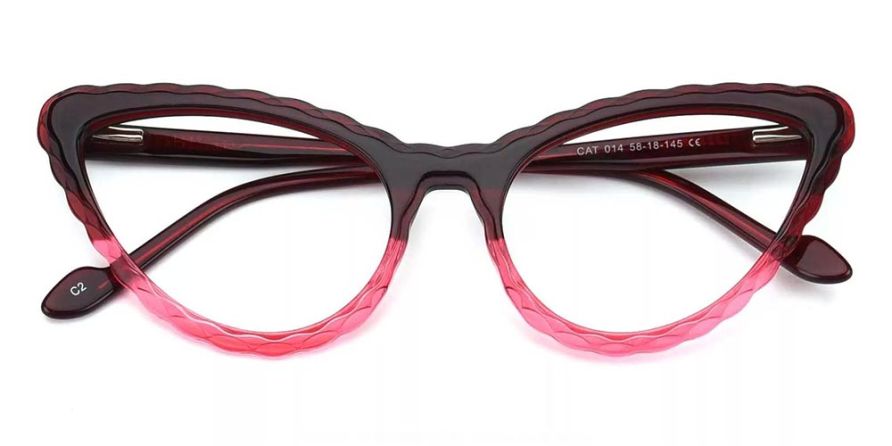 Kaelyn Cat Eye Pink Prescription Eyeglasses from GlassesPeople.com