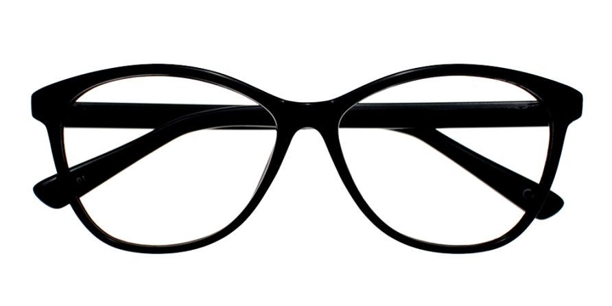 Ryan Oval Black Cheap Prescription Eyeglasses from GlassesPeople.com