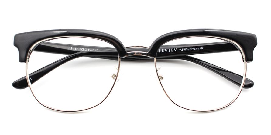 Christopher Black Browline Prescription Eyeglasses from GlassesPeople.com