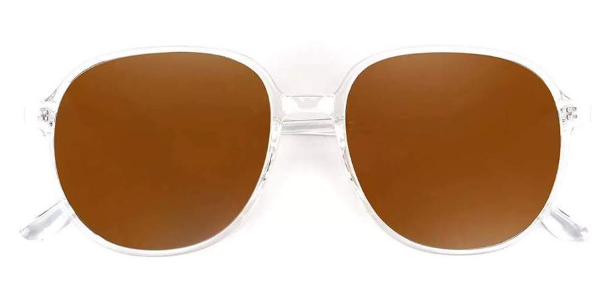 Elodie Clear Round Cheap Prescription Sunglasses from GlassesPeople.com