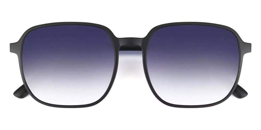 Violette Black Square Prescription Sunglasses from GlassesPeople.com