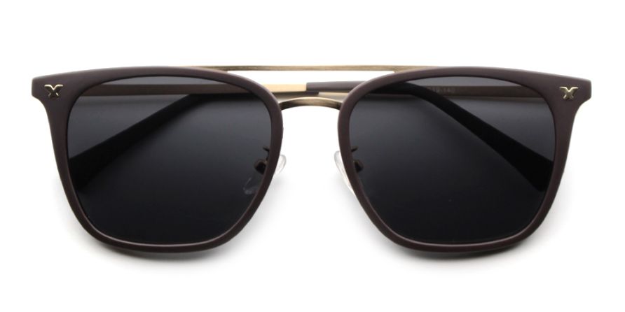 Imane Aviator Brown Prescription Sunglasses at  GlassesPeople.com
