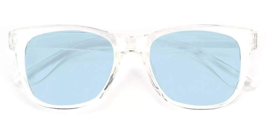 Manel Clear Square Prescription Sunglasses from GlassesPeople.com